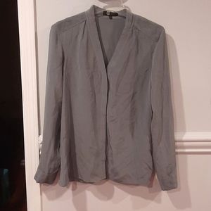 Reiss size 14 silk long sleeve blouse
